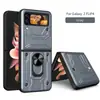 Aplicación transfronteriza de comercio exterior para Samsung zflip4 Li Jia ventana deslizante funda de teléfono móvil tres en uno militar anticaídas cubierta protectora para teléfono móvil