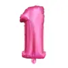 Balões de Número Personalizáveis Amazon 16 polegadas para Festa de Aniversário Decoração Conjunto de Balões de Folha de Alumínio Atacado