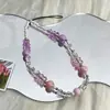 Corrente para Celular com Contas Fofa de Urso Estilo Coreano Ins DIY Capa de Celular Cordão Anti-Perda para Celular Venda por Atacado em Estoque