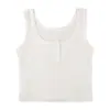 Camisole terno de verão feminino sem mangas base spice girl sexy roscado desgaste exterior cropped plus size malha top