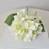 Hortênsia Artificial Única com Textura de Borracha Macia, Flor Artificial Decorativa Estilo Pastoral, Flor Adereço para Recepção de Hotel Fotografia