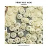 Botões de Resina Imitando Concha Yisen para Camisas, Cardigans, Suéteres, Tricôs, Punhos de Camisa e Decorações de Gola