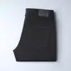 Pantalones Casuales Nuevos de Verano Finos BU para Hombre Ajustados Elásticos Rectos de Sarga Simples de Lujo Ligero Pantalones de Hombre