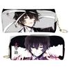 Estuche con Cremallera de Anime Estuche para Lápices Wen Hao Perro Salvaje Hermosa Chica Guerrero Dragon Ball Hombre Motosierra JOJO Qi