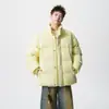 Chaqueta de invierno para hombre, nueva, moderna, holgada, con capucha, de plumón y algodón, engrosada y cálida, versátil abrigo acolchado