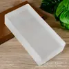 Tijolo de vidro transparente bolha cor parede divisória sólido quadrado hot melt tijolo Cristal padrão gelo super branco bar fábrica bloco