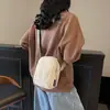 Bolso de Mujer 2025 Nuevo de Moda Simple y Elegante para Salir Moda para Ir al Trabajo Disparo Callejero Color Puro Casual Bandolera Cruzado Bolso para Teléfono Móvil