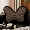 Cojín Mariposa Retro Francés, Cojín para Sofá de Sala de Estar, Cojín para Cabecera de Dormitorio, Cojín de Algodón y Lino de Alta Gama