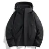Chaqueta Exterior para Mujer 25 Nuevo Estilo Casual Tres en Uno para Figuras Menudas, Cortavientos e Impermeable, Chaqueta de Pareja de Gama Alta y Elegante