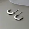 Nafuge Joyería de Plata al por Mayor Pendientes de Plata Casuales Pendientes para Mujer de Moda y los Más Fáciles de Combinar Pendientes de Plata de Ley 925