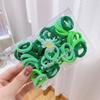 Accesorios para Niños Anillos Elásticos para el Cabello en Caja Gomas Elásticas para Niña Anillos de Toalla sin Pelo para Bebé Cuerda para el Cabello de Niña Cuerda para la Cabeza