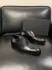 Zapatos Oxford de hombre de tres piezas con puntera abierta de alto brillo transfronterizos BOS de puntera fina con cordones de tacón bajo para negocios, bodas, formales de cuero
