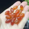 Ágata Rosa Natural Calcedônia Jade Botão de Flor Multicolorido Semi-Acabado Gota Pequena Acessórios Atacado em Estoque