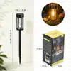 Nuevas luces solares de suelo transfronterizas, luces de patio exteriores, luces de ambiente, luces de paisaje para jardines y villas, luces de césped con filamento de tungsteno