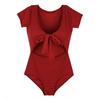 25 Nuevos Trajes de baño de una pieza Amazon BS color liso traje de baño tipo bandolera traje de baño plisado de cintura alta traje de baño traje de baño