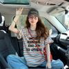 Diseñada con Empalme de Encaje, Camiseta de Manga Corta de Algodón Puro para Mujer, Estilo Europeo Oversize con Estampado de Letras, Top Versátil de Rayas Holgado