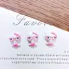 Accesorios de Arte para Uñas de Verano Playa Dibujos Animados Gato KT Colgantes de Uñas de Gato Cola de Pez Delfín Lindos Decoraciones de Resina