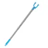 Extensión de Barra para Secar Ropa, Barra de Ropa Empalmada, Barra de Ropa para Balcón Doméstico, Barra de Ropa de Acero Inoxidable, Barra Recta