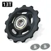 12t 14t 16t Bicicleta de Montaña Bicicleta de Carretera Rodamientos Metálicos Rueda de Polea para Desviador Trasero Rueda de Polea Flor de Seda Otros Accesorios