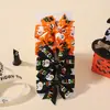 El juego de accesorios para el cabello para niños más vendido en Europa y América, pinza para el cabello de lazo de cinta acanalada de Halloween, horquilla para el cabello para niños 638