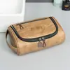 2025 Nova Bolsa de Higiene Pessoal Retro Europeia e Americana Transfronteiriça para Viagem Masculina Portátil ao Ar Livre Bolsa para Cosméticos de Viagem de Negócios