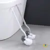 Escova Sanitária Estilo Japonês, Escova de Limpeza de Vaso Sanitário, Escova de Vaso Sanitário para Banheiro, Escova de Limpeza de Vaso Sanitário, Escova Sanitária