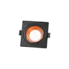 Foco empotrable GU10 transfronterizo con recorte de 80 mm, sin luz principal, adecuado para dormitorio, pasillo, tienda, sala de exposiciones, foco minimalista estilo americano