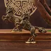 Latón Kirin Bagua Riqueza Fuego Kirin Adorno Artesanía de Oficina Latón Riqueza Kirin Fabricante de Artículos de Cobre Venta al por Mayor