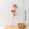Simulação de flores, seis cabeças, romã, galhos de frutas, decoração de ano novo, flor de ano novo, simulação de fruta da fortuna, arranjos florais, enfeites de mesa