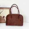 Bolsa Tote de Gran Capacidad Estilo Coreano Lujo Ligero Bolsa de Hombro Única de Gran Capacidad Estilo Minimalista Bolso Boston de Ante y Felpa para el Hombro