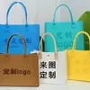 Bolso de Fieltro Pintado al Calor Nuevo Bolso Tote de Fieltro de Gran Capacidad para Estudiantes Bolso Tote de Fieltro para Almacenamiento de Souvenirs Se Puede Personalizar