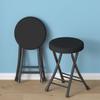 Silla Plegable para Restaurante de Apartamento Pequeño Tubo de Acero Taburete Plegable Restaurante Comercial Hogar Dormitorio Engrosada y Ligera