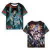 Camiseta ReTurn Manga Corta Anime Periférico Seda de Leche a Todo Color Impresión Digital 3D Ropa Camiseta Básica
