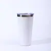 Taza Cónica Portátil Nueva Transfronteriza Acero Inoxidable 304 Termo Sencillo para Oficina 16 oz Taza de Leche al Vacío