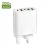 Cargador multi-puerto 3U 2PD de 360W, adecuado para cargar teléfonos Apple y Android, adaptador de corriente de 5V 2A 12W
