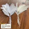 Pluma blanca autoproducida DIY accesorios de ropa de plumas hechos a mano accesorios para joyería de cabeza material productos de venta caliente