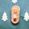 Clips de PP con texto de dibujos animados para decoración, clips para sellar regalos, clips para notas para estudiantes, lindos artículos pequeños de 2 yuanes al por mayor