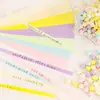 Nuevo origami de estrella de color macarrón, estrella de la suerte DIY, botella de deseos de origami, ambiente festivo y un regalo para expresar buenos deseos