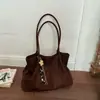 Bolso de mano para mujer de diseño nicho transfronterizo, moderno y versátil, bolso tote de alta gama, estilo simple y artístico, bolso de hombro de gran capacidad