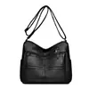 Bolso de mano grande de cuero suave para mujer, nuevo bolso tote de moda 2026, bolso de hombro y cruzado para madre y suegra