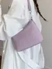Bolsa Tote Tecida de Moda Transfronteiriça para Mulheres 2026 Nova Versátil Grande Capacidade para o Dia a Dia Ombro Transversal Simples Tendência