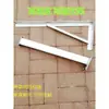 Soporte de Marquesina Viga de Acero Aleación de Aluminio Galvanizado en Caliente Ventana Balcón Toldo Puerta Refugio de Lluvia Trípode Villa