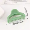 Acessórios Grace Presilha de Cabelo Vazada Multicor Macaron Elegante Versátil Presilha de Cabelo para Nuca Presilha Tubarão Acessório de Cabelo