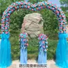 Arco de Flores para Casamento Arco de Flores de Seda Novo Modelo para Evento de Celebração de Inauguração de Loja Decoração de Arco de Casamento Arranjo de Flores Suporte de Flores