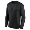 Comercio exterior talla europea camiseta de manga larga con cuello redondo para hombre, camiseta suelta de secado rápido transfronteriza personalización, diseño personalizado OBM/ODM