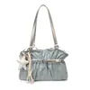 Bolso de mano plisado de estilo coreano, de alta calidad y elegante, para mujer - Nuevo bolso de hombro de moda para verano 2026, para el trabajo, los desplazamientos y los viajes