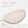 Peine de Costillas Autolimpiante Ovalado Xinle para Volumen Alto en la Corona, Peine Antiestático para el Cabello para Mujeres, Peine Rizador para Uso Doméstico