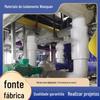 Isolamento de tubulação Proteção externa em PVC cor de concha equipe de construção sala de máquinas isolamento proteção externa industrial cor de PVC cotovelo de conformação