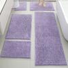 Set de 5 Alfombrillas Absorbentes para Piso, Felpudos para Puerta de Entrada, Alfombrillas Antideslizantes Resistentes a Manchas para Entrada, Alfombras para Mesita de Noche de Dormitorio, Transfronterizo