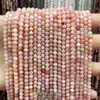 Suministrado directamente por el fabricante: cuentas redondas pequeñas de piedra natural, cuentas de arroz, cristal, turmalina, cuentas redondas de ágata, materiales hechos a mano para DIY, accesorios para pulseras